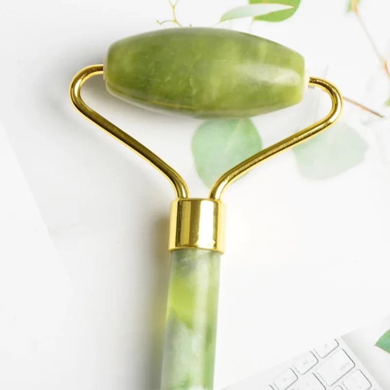 Facial Jade Massage Roller Set